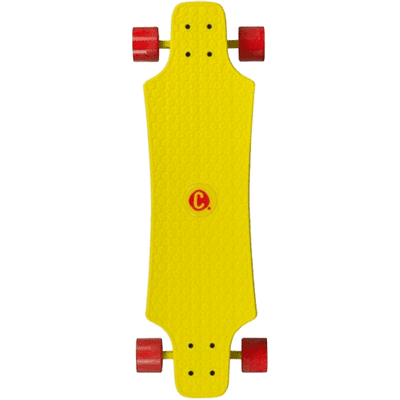 CHOKE SKATEBOARDS Large Lars Juicy Susi YELLOW CHOKE SKATEBOARDS Large Lars Juicy Susi YELLOW